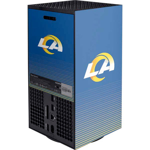 NFL Los Angeles Rams Breakaway XBox Series X Digital Edition Console Skin
