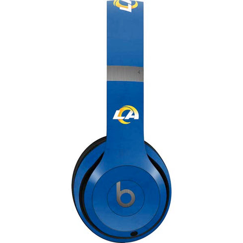 NFL Los Angeles Rams Distressed Beats Solo 4 Wireless Headphones Skin