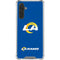NFL Los Angeles Rams Distressed Galaxy A17 Clear Case
