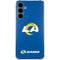 NFL Los Angeles Rams Distressed Galaxy A35 5G Clear Case