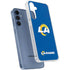 NFL Los Angeles Rams Distressed Galaxy A55 5G Clear Case