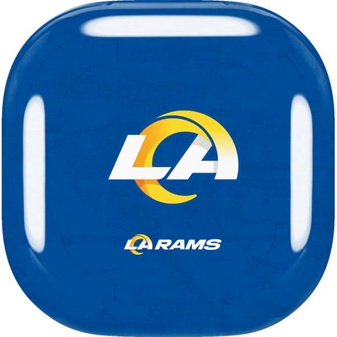 NFL Los Angeles Rams Distressed Galaxy Buds Live Skin