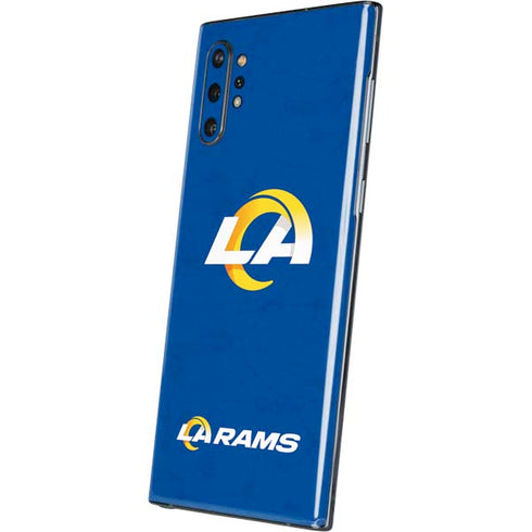 NFL Los Angeles Rams Distressed Galaxy Note 10 Plus Skin