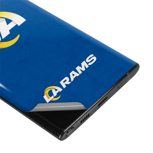 NFL Los Angeles Rams Distressed Galaxy Note 10 Plus Skin