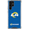 NFL Los Angeles Rams Distressed Galaxy S23 Ultra Clear Case