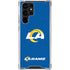 NFL Los Angeles Rams Distressed Galaxy S23 Ultra Clear Case