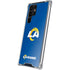 NFL Los Angeles Rams Distressed Galaxy S23 Ultra Clear Case