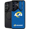 NFL Los Angeles Rams Distressed Galaxy S24 FE Kickstand Case