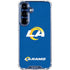 NFL Los Angeles Rams Distressed Galaxy S25 Clear Case
