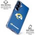 NFL Los Angeles Rams Distressed Galaxy S25 FE Clear Case