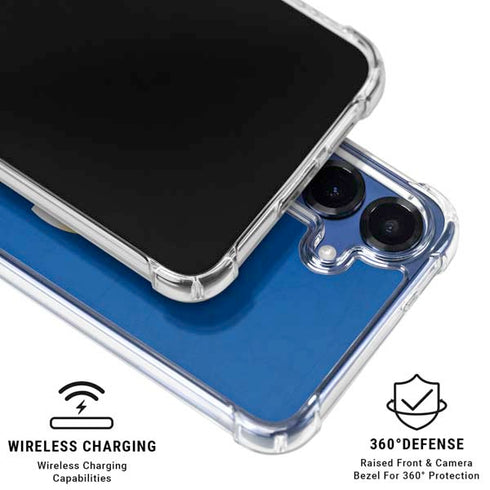 NFL Los Angeles Rams Distressed Galaxy S25 Plus Clear Case