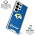 NFL Los Angeles Rams Distressed Galaxy S25 Ultra Clear Case