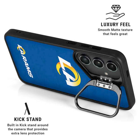 NFL Los Angeles Rams Distressed Galaxy S26 Kickstand Case