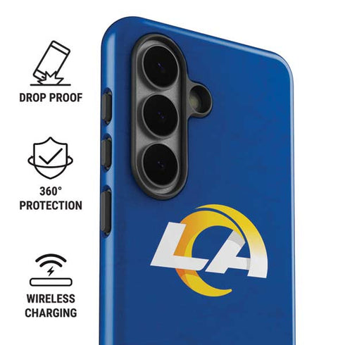NFL Los Angeles Rams Distressed Galaxy S26 Plus Impact Case