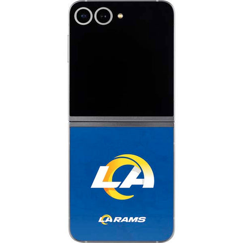 NFL Los Angeles Rams Distressed Galaxy Z Flip6 Skin