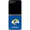 NFL Los Angeles Rams Distressed Galaxy Z Flip6 Skin