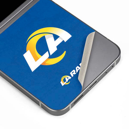 NFL Los Angeles Rams Distressed Galaxy Z Flip6 Skin