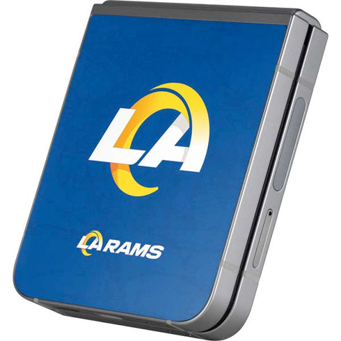 NFL Los Angeles Rams Distressed Galaxy Z Flip6 Skin