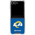 NFL Los Angeles Rams Distressed Galaxy Z Flip7 Clear Case