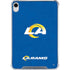 NFL Los Angeles Rams Distressed iPad 11th Gen (2025) Clear Case