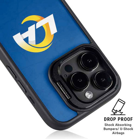 NFL Los Angeles Rams Distressed iPhone 14 Pro Max Kickstand Case