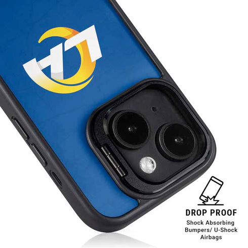 NFL Los Angeles Rams Distressed iPhone 15 Kickstand Case