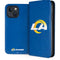 NFL Los Angeles Rams Distressed iPhone 15 Plus Folio Case