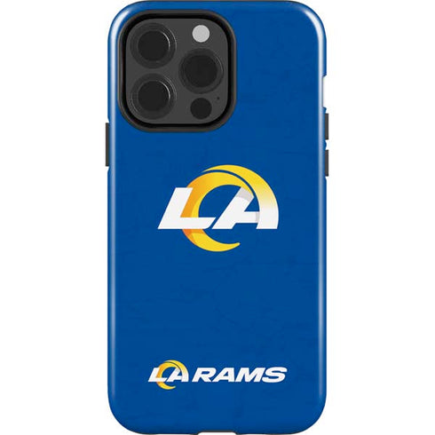 NFL Los Angeles Rams Distressed iPhone 15 Pro Impact Case