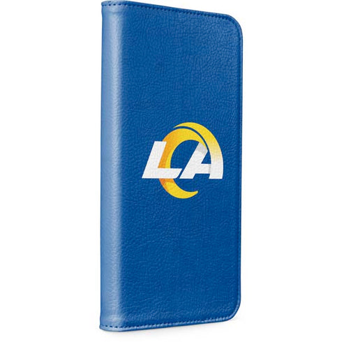 NFL Los Angeles Rams Distressed iPhone 15 Pro Max Folio Case