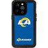NFL Los Angeles Rams Distressed iPhone 15 Pro Waterproof Case