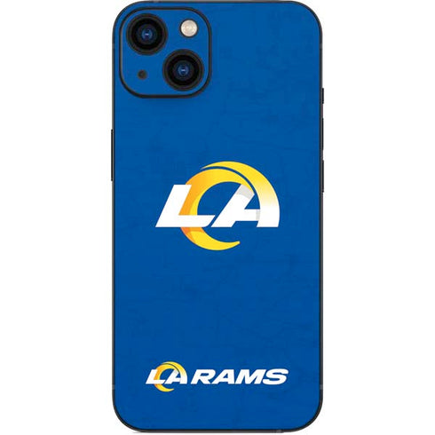NFL Los Angeles Rams Distressed iPhone 15 Skin