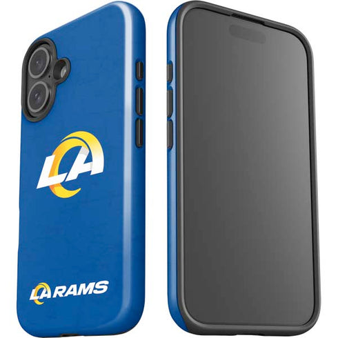 NFL Los Angeles Rams Distressed iPhone 16 Impact Case