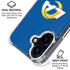 NFL Los Angeles Rams Distressed iPhone 16 Plus Clear Case
