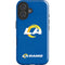 NFL Los Angeles Rams Distressed iPhone 16 Plus Impact Case