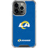 NFL Los Angeles Rams Distressed iPhone 16 Pro Clear Case