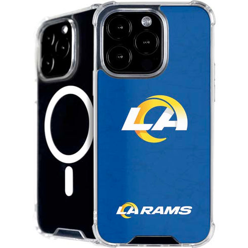 NFL Los Angeles Rams Distressed iPhone 16 Pro MagSafe Case