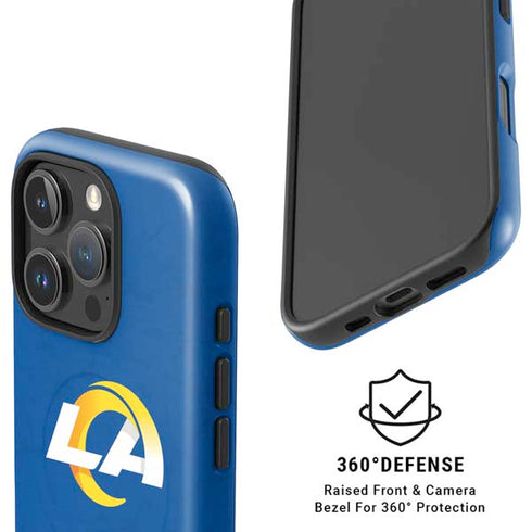 NFL Los Angeles Rams Distressed iPhone 16 Pro Magsafe Impact Case