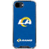 NFL Los Angeles Rams Distressed iPhone 16e Clear Case