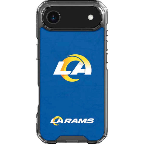 NFL Los Angeles Rams Distressed iPhone 17 Air Clear Case