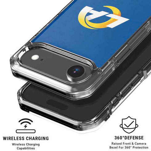 NFL Los Angeles Rams Distressed iPhone 17 Air Clear Case