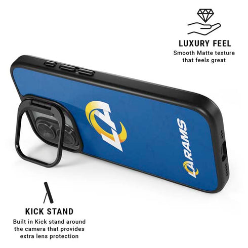 NFL Los Angeles Rams Distressed iPhone 17 Kickstand Case