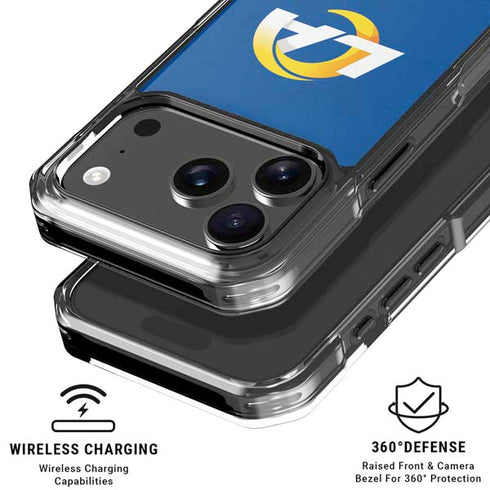 NFL Los Angeles Rams Distressed iPhone 17 Pro MagSafe Case
