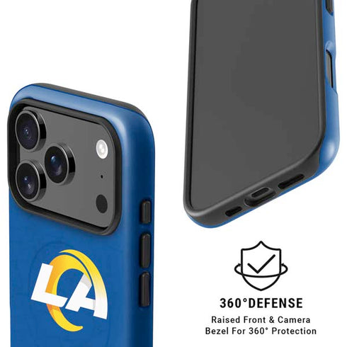 NFL Los Angeles Rams Distressed iPhone 17 Pro Magsafe Impact Case