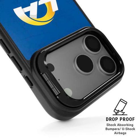 NFL Los Angeles Rams Distressed iPhone 17 Pro Max Kickstand Case
