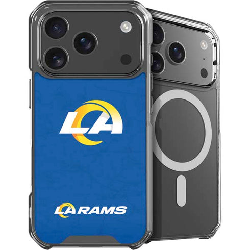 NFL Los Angeles Rams Distressed iPhone 17 Pro Max MagSafe Case