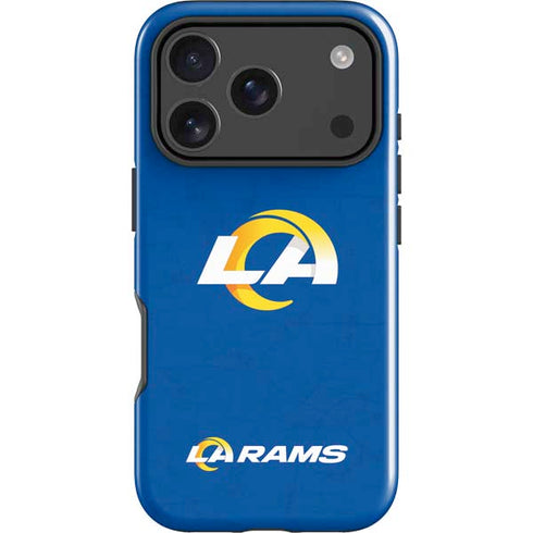 NFL Los Angeles Rams Distressed iPhone 18 Pro Impact Case