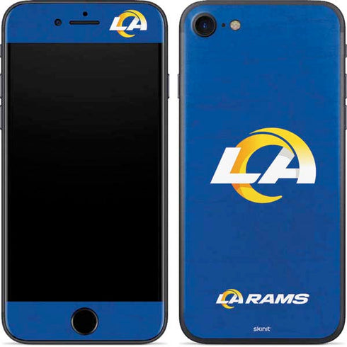 NFL Los Angeles Rams Distressed iPhone 8 Skin