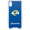 NFL Los Angeles Rams Distressed iPhone XS Clear Case