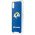 NFL Los Angeles Rams Distressed iPhone XS Clear Case