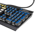 NFL Los Angeles Rams Distressed K95 RGB PLATINUM Mechanical Gaming Keyboard Skin